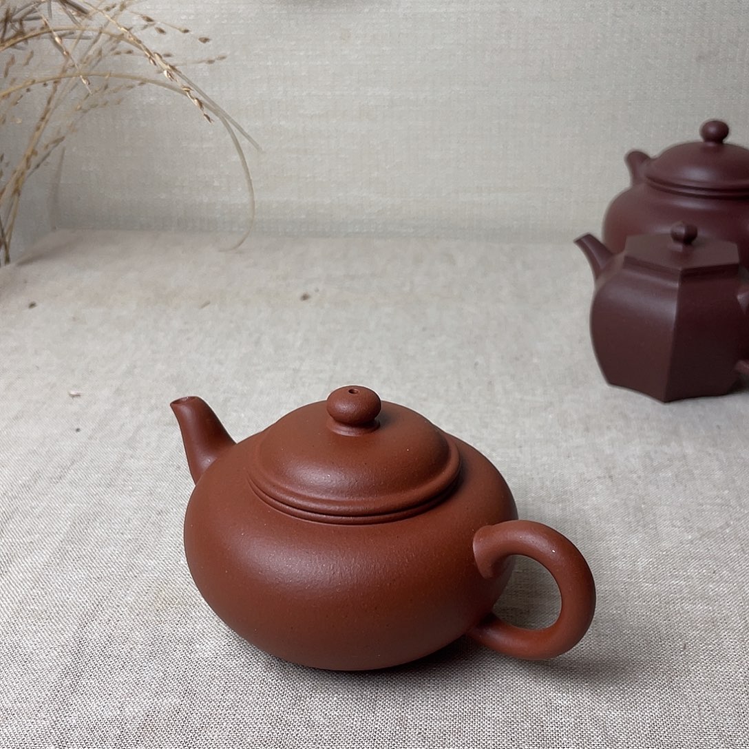 身***咪茶壶紫砂扁樱 8888