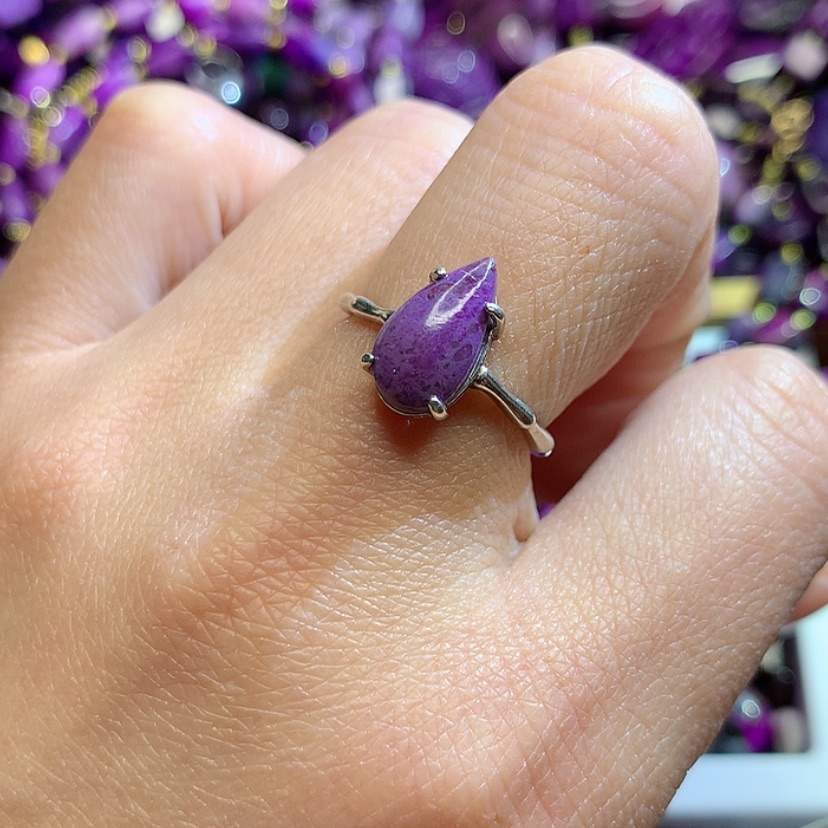 【闪购商品】苏纪石（舒俱来）戒指银S925镶嵌