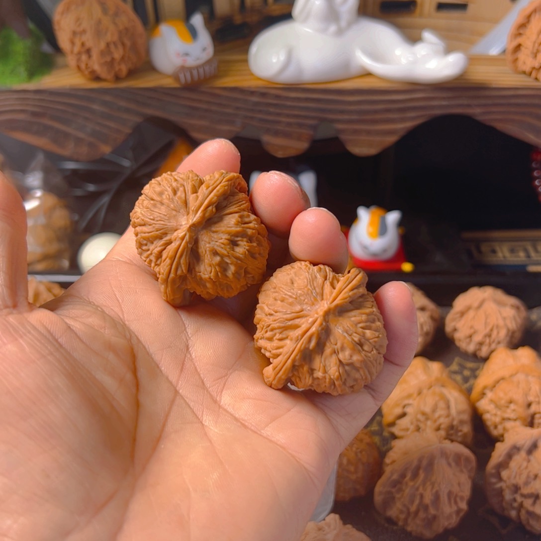 把件文玩核桃白狮子41