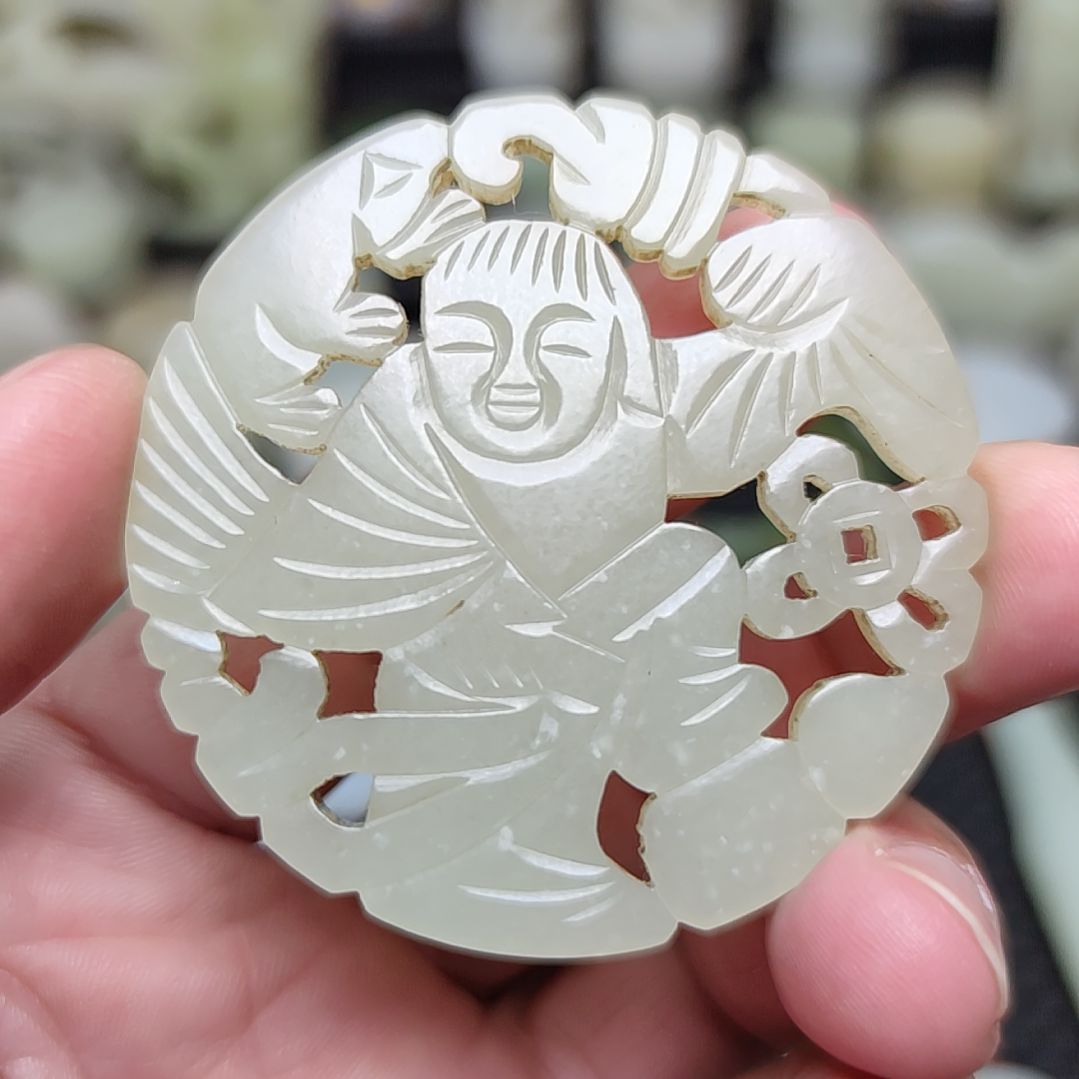 和田玉挂件未镶嵌