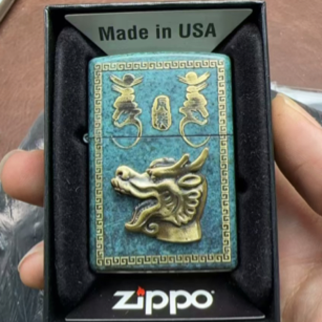 zippo打火机贴章老龙王