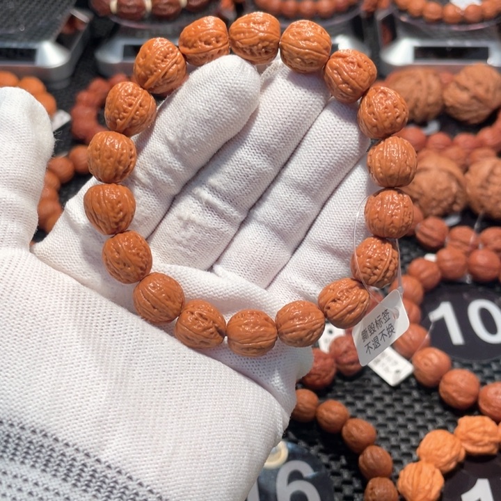 文玩核桃手串核桃手串1.4尺寸全品金豆