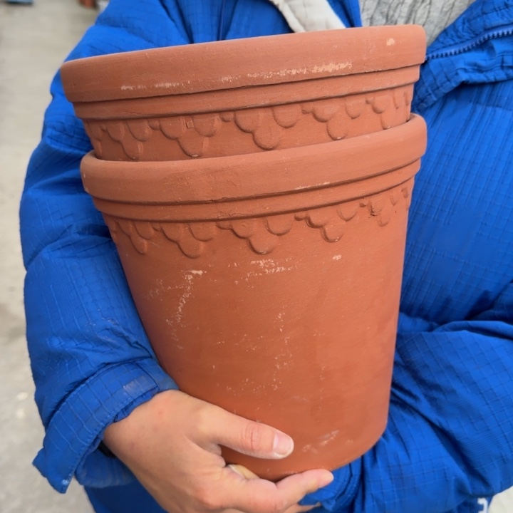 紫砂花盆口24高23宜兴紫砂 