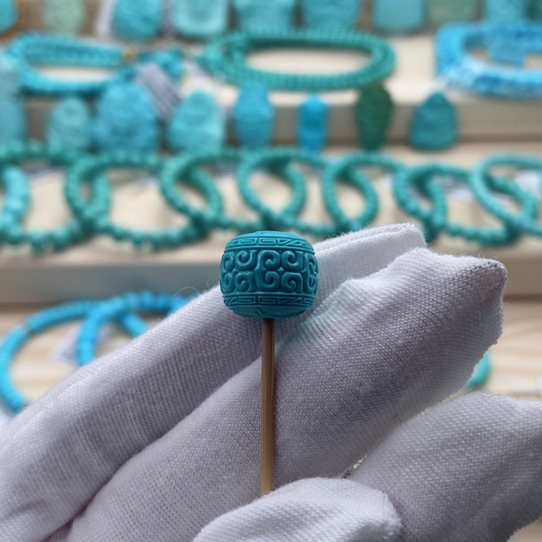 绿松石珠宝奇石未镶嵌