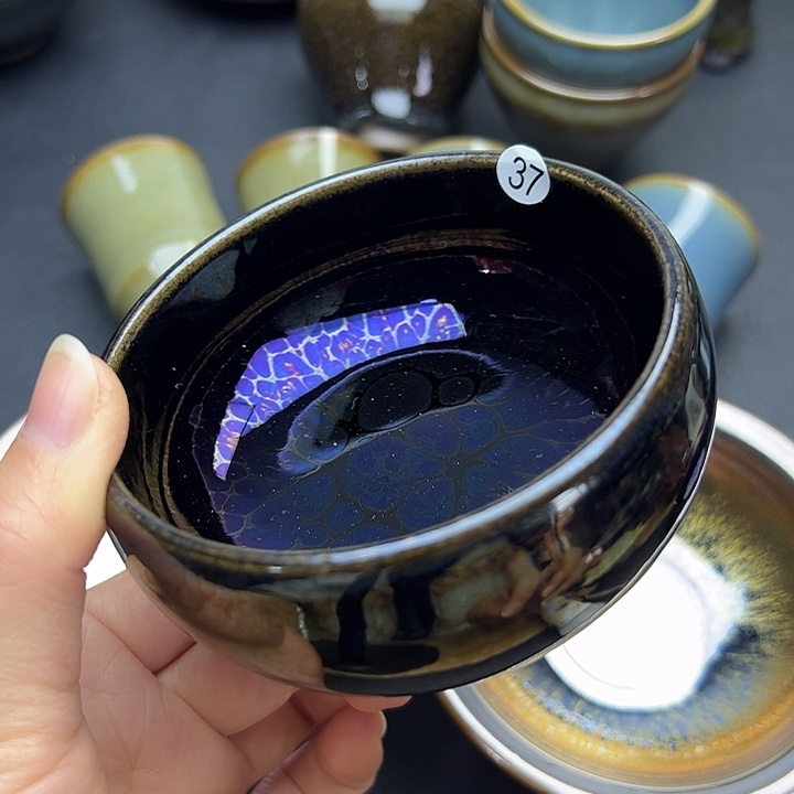 北***熊茶盏建窑建盏主人杯