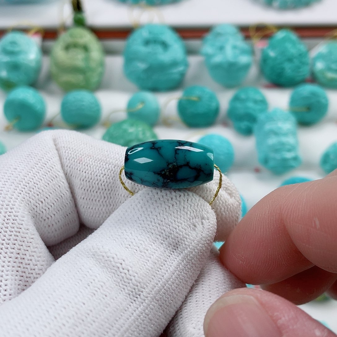 绿松石车挂未镶嵌