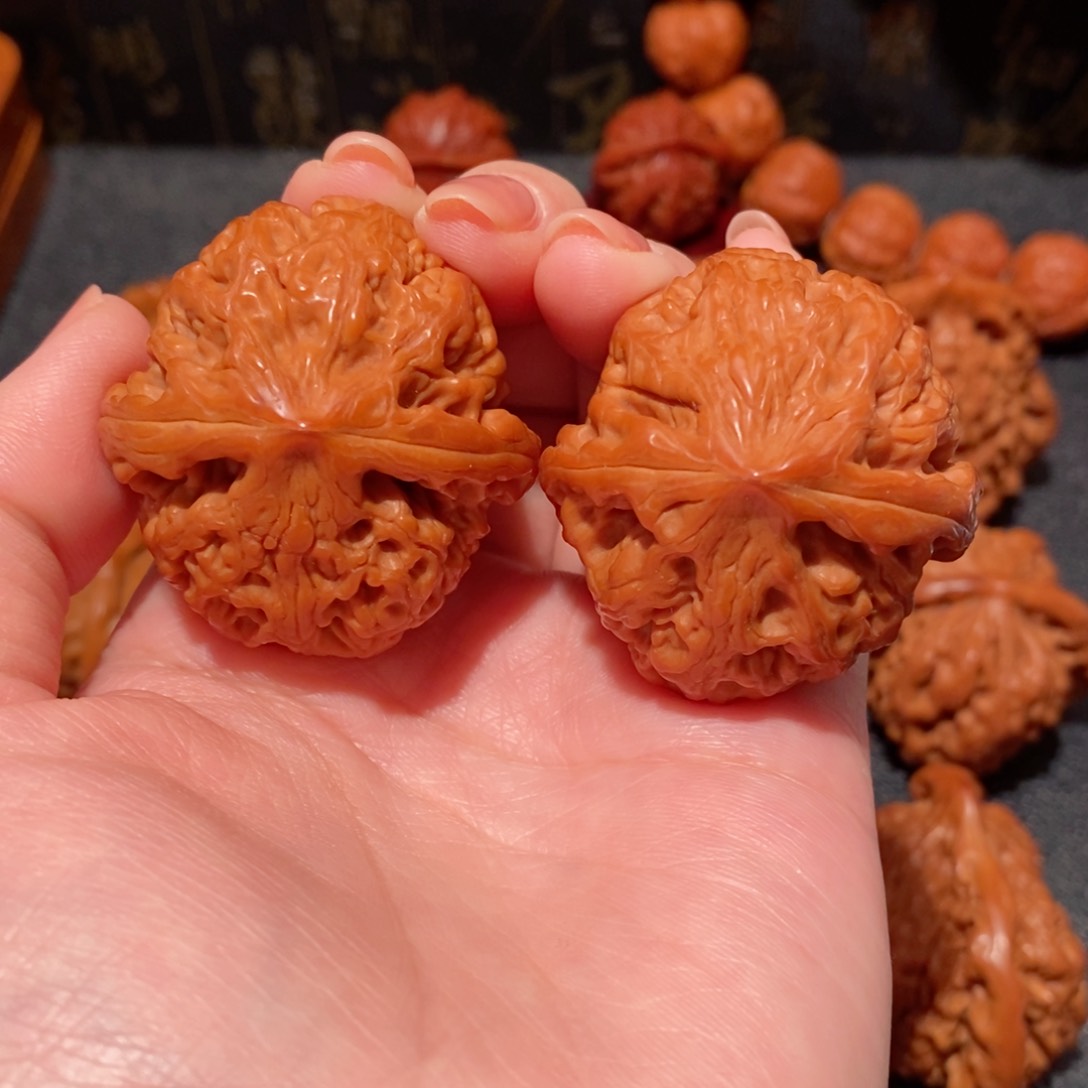 文玩核桃吊坠太行龙纹