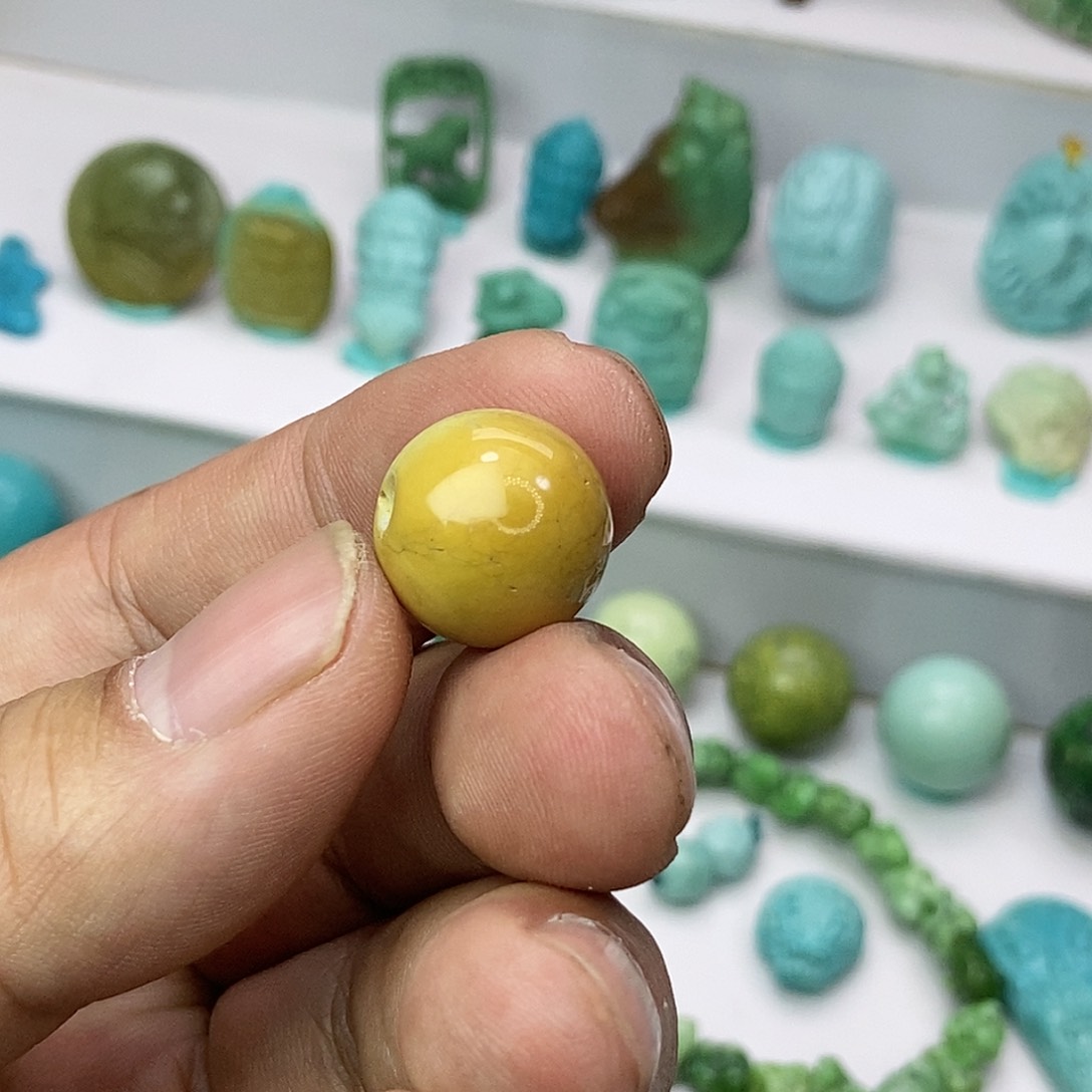 绿松石珠宝奇石未镶嵌