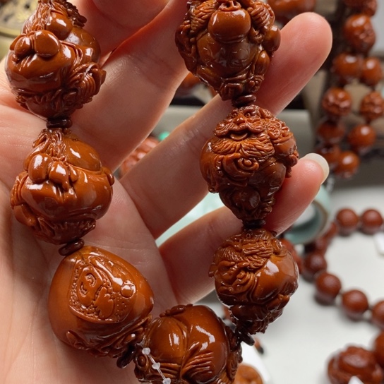 橄榄核吊坠?****?回血回血