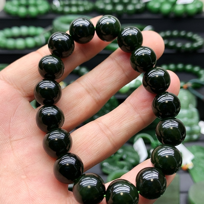 【闪购商品】和田玉（碧玉）手链未镶嵌