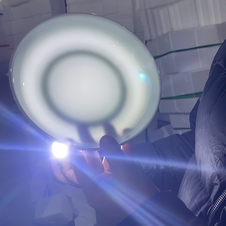 瓷片玉泥青瓷7.5英寸喔盘四个，包邮