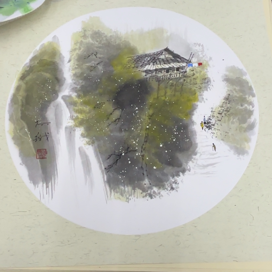 国画国画赵铁老师作品刘