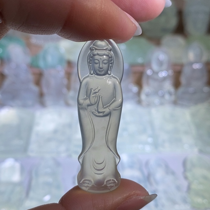 岫玉未镶嵌吊坠吊坠