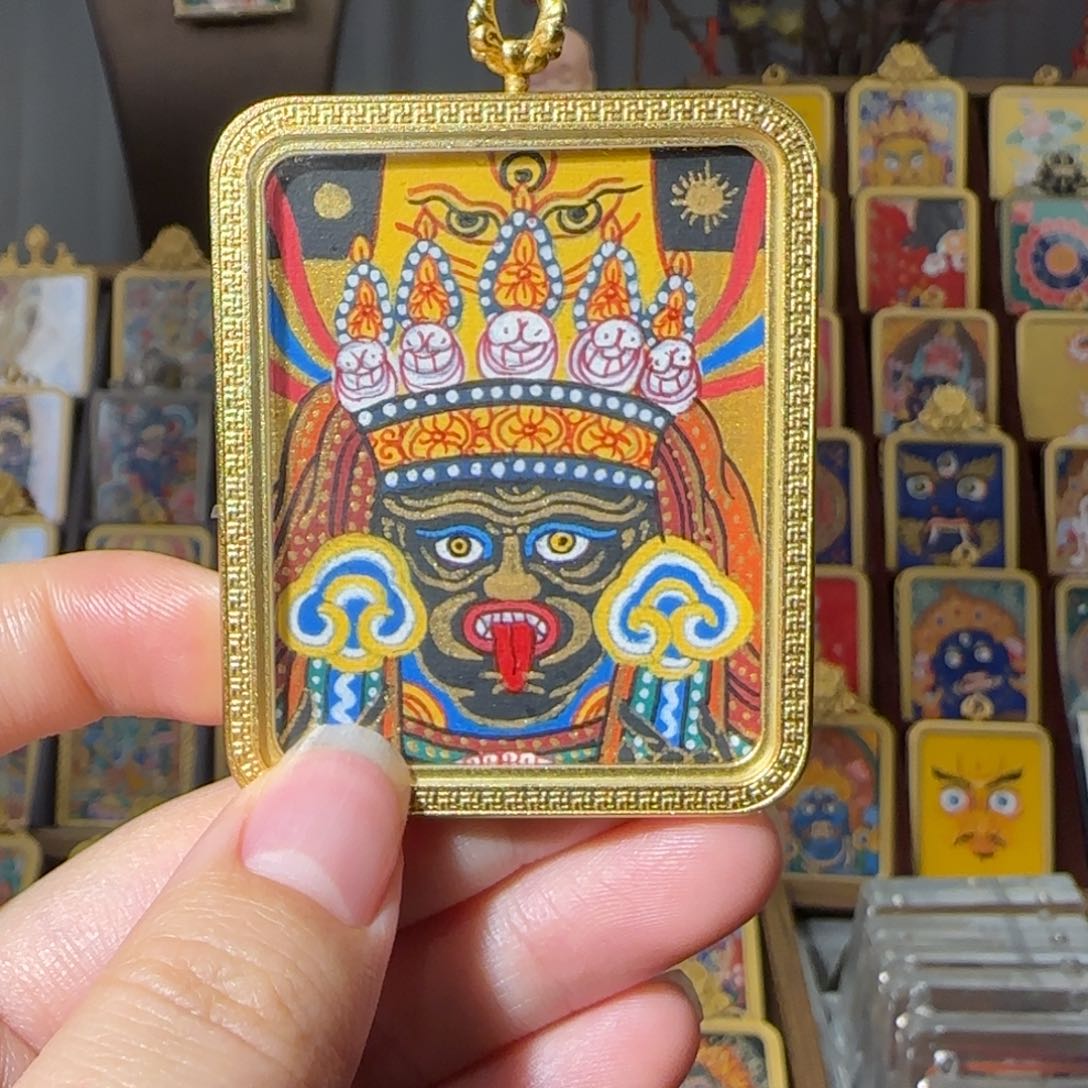 吊坠纯手绘唐卡扎基拉姆新年福利