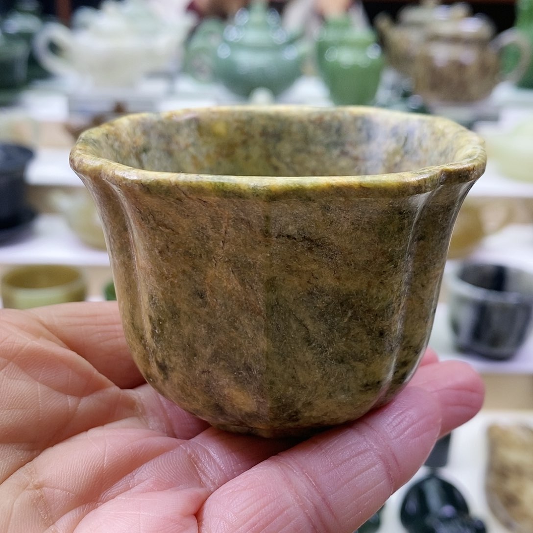 和田玉茶杯未镶嵌100m l