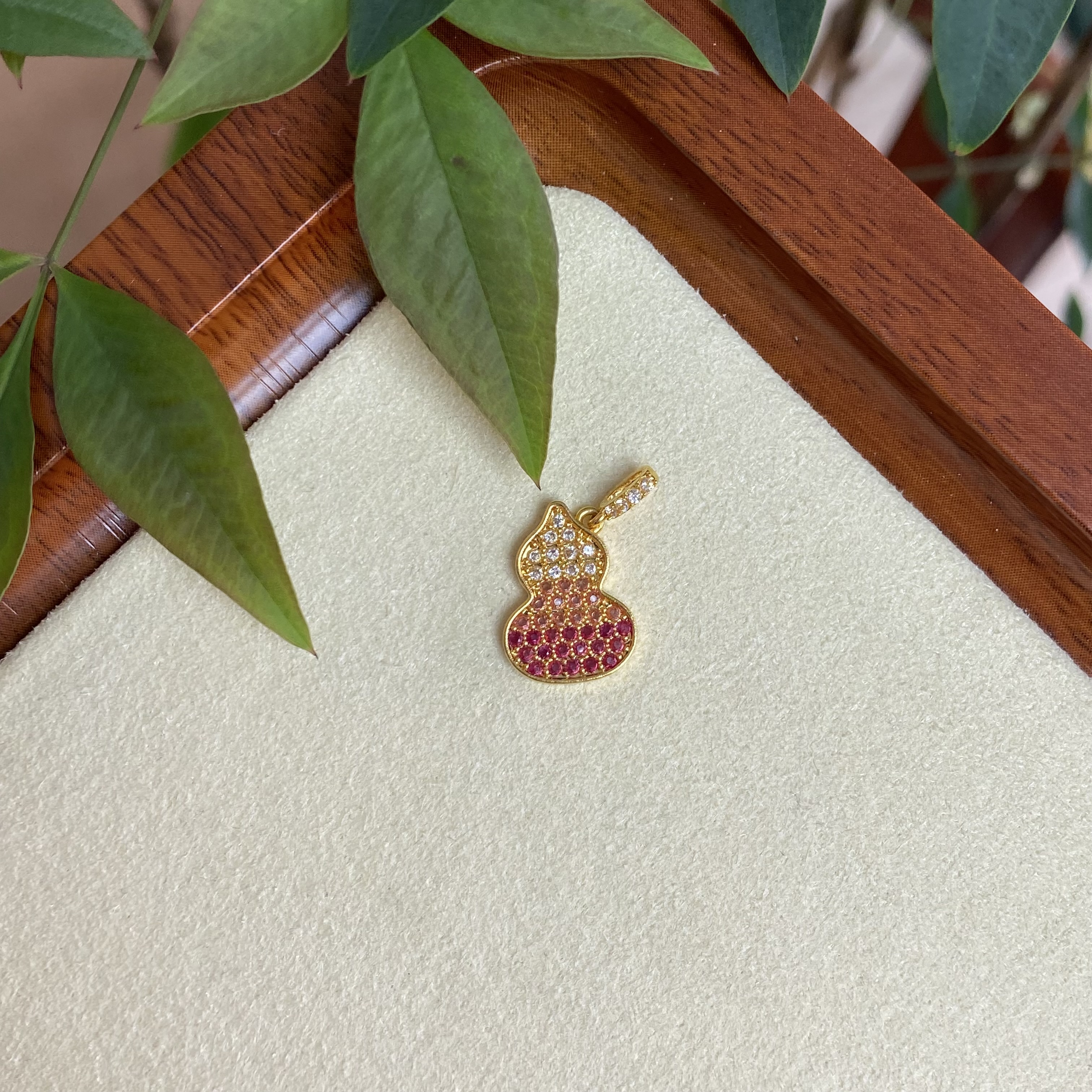 【珍珍严选】18K金彩锆葫芦吊坠-YXJHY220