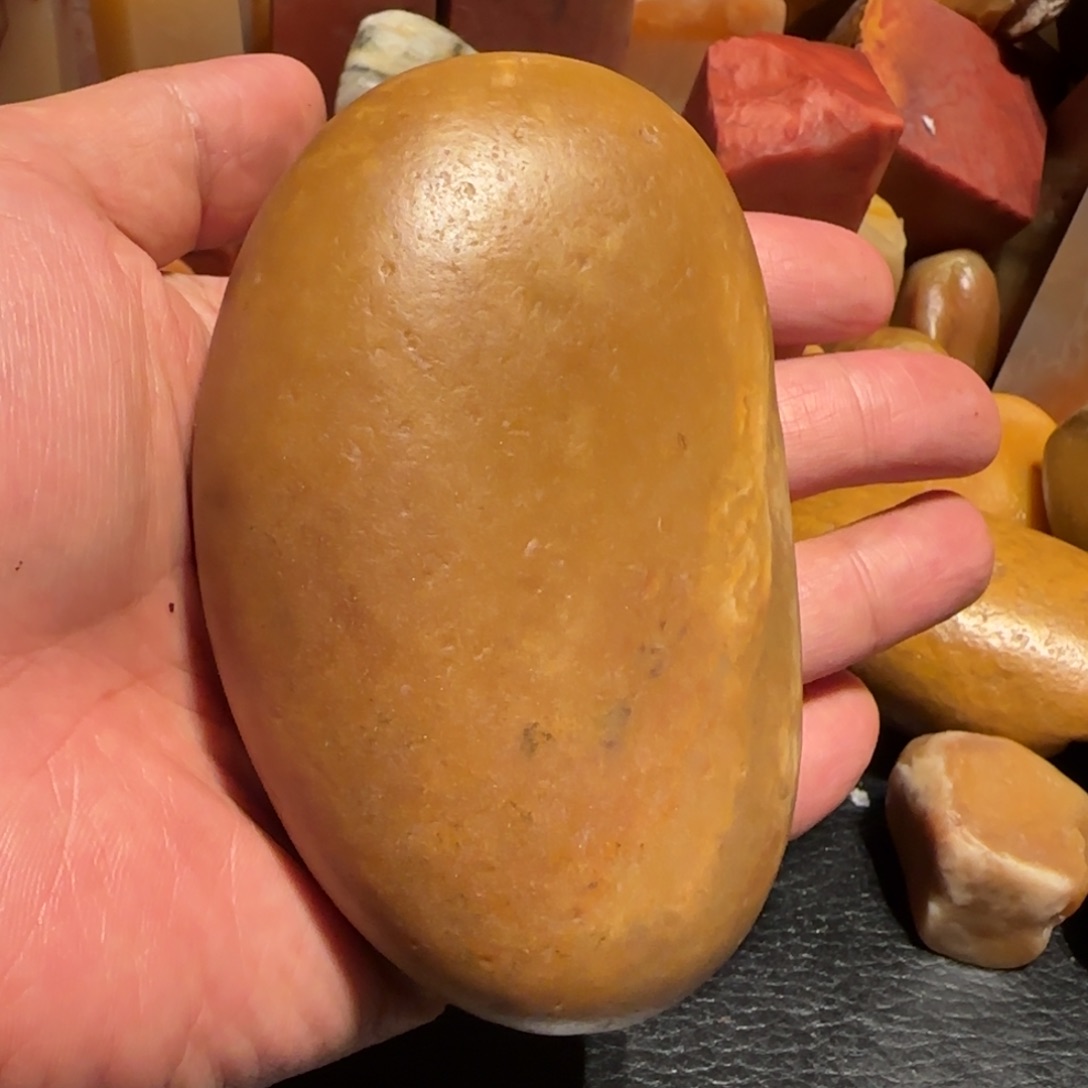 老挝石田黄原石，