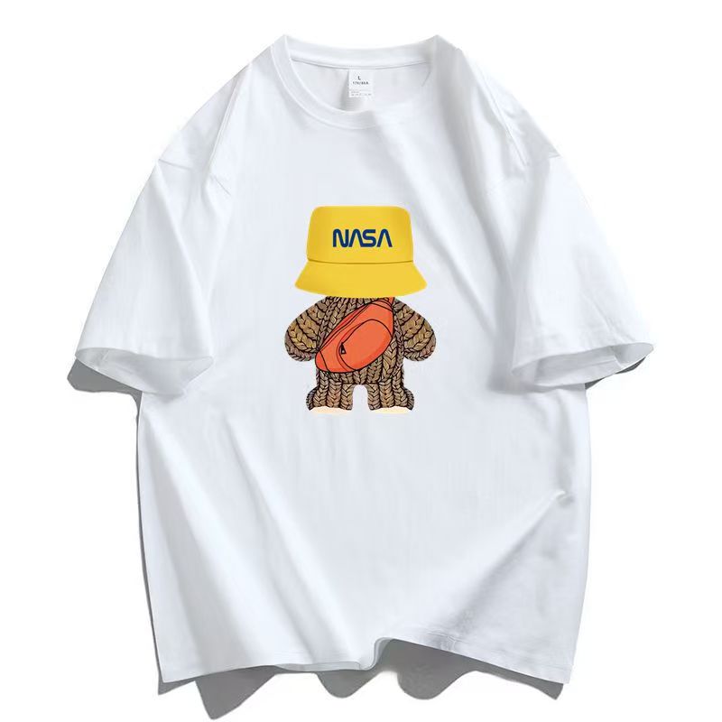 夏季休闲纯棉短袖男士T恤半袖美式宽松时尚潮流