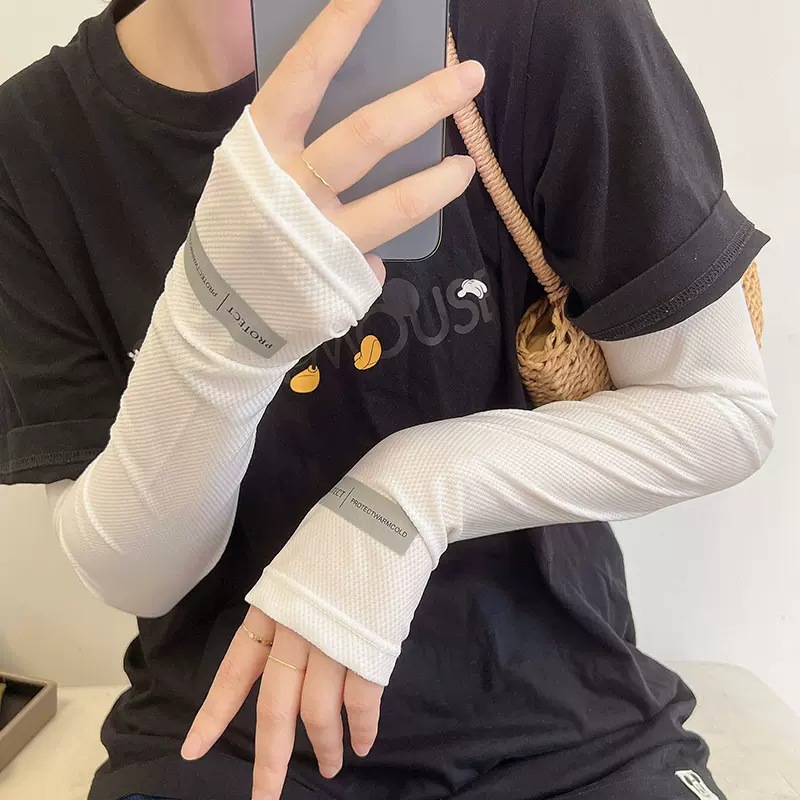 冰袖防紫外线透气男女薄款户外开车护臂袖子骑行夏季新款防晒