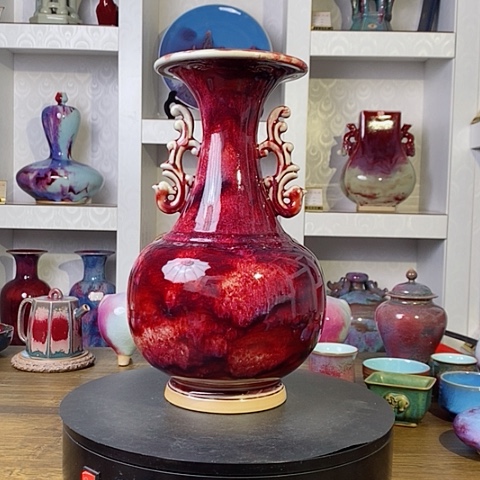 摆件禹州神后钧瓷原产地~