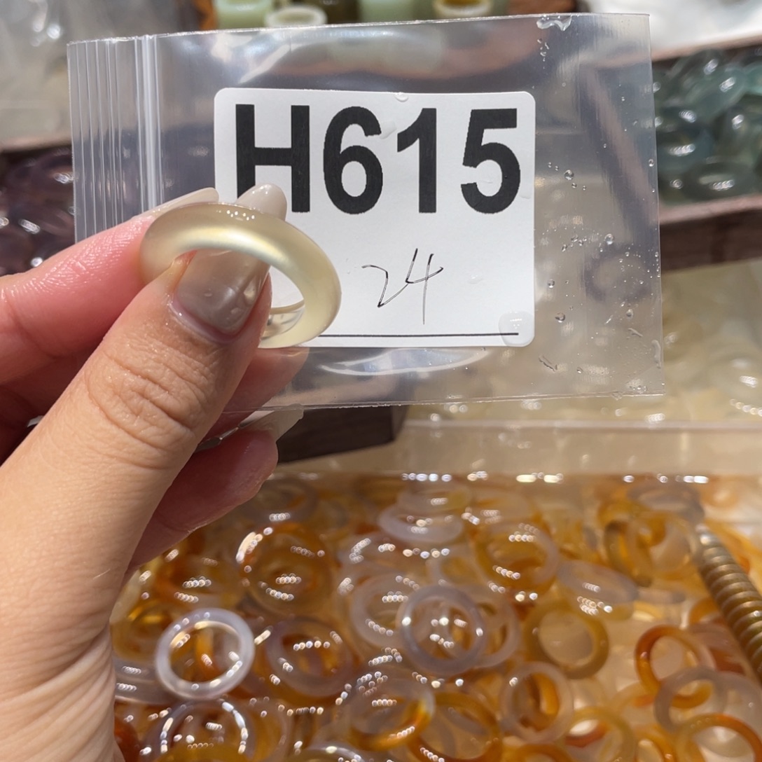 玛瑙/玉髓未镶嵌戒指615