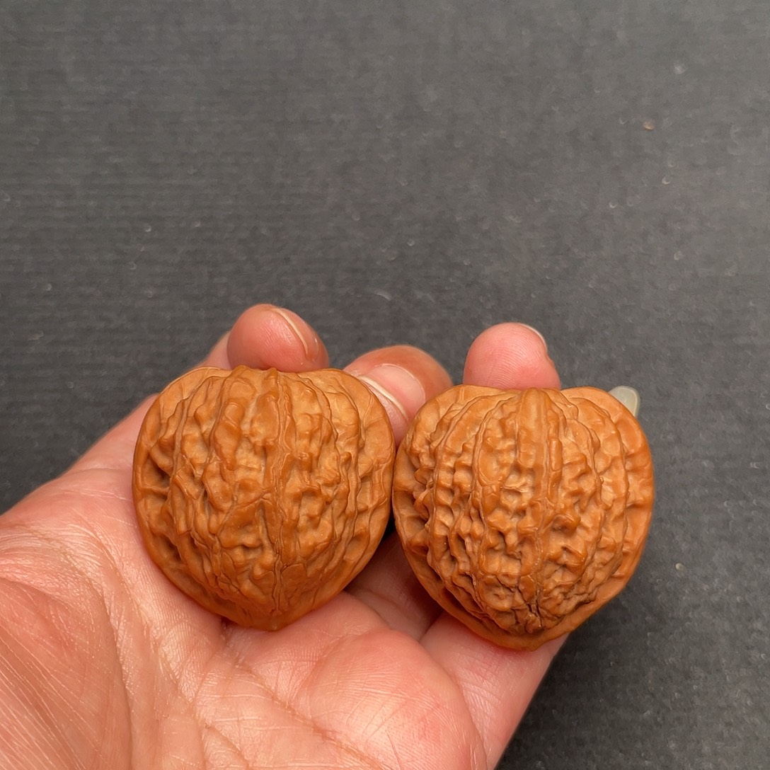 把件桃核37×36×37全品头茬金牛狮子头XM3521