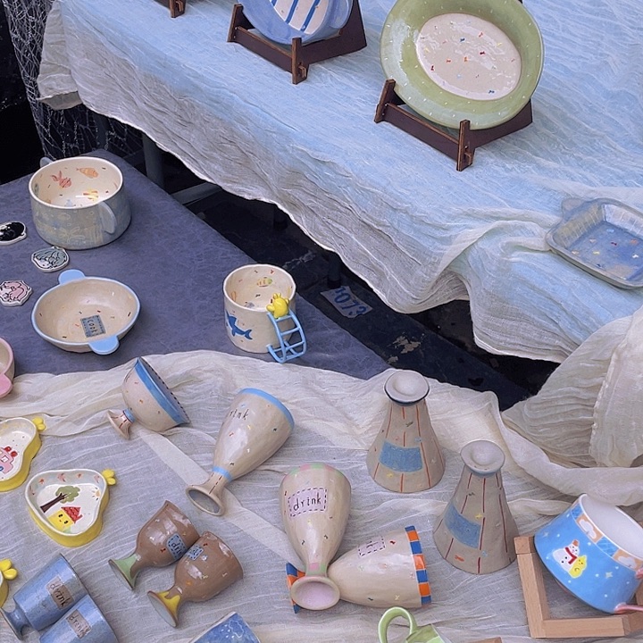 普通钢化玻璃双饮款