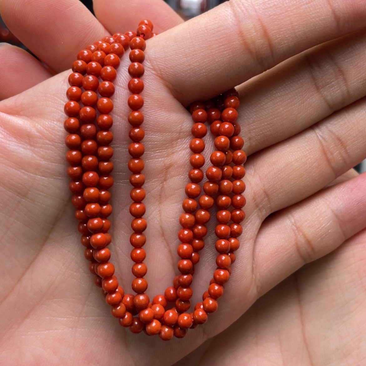【闪购商品】未镶嵌保山满肉小米珠多圈3mm南红玛瑙