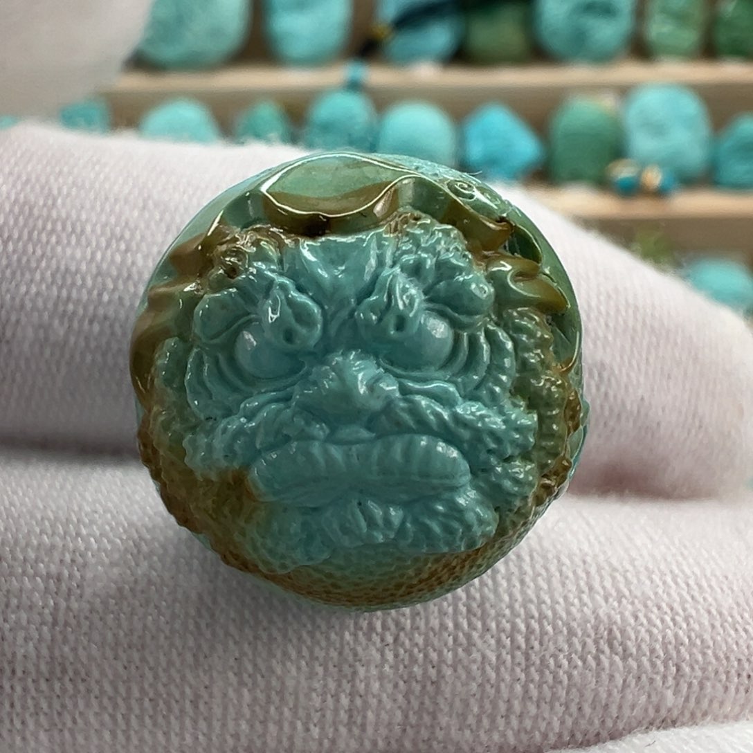 未镶嵌绿松石配饰17.3m m