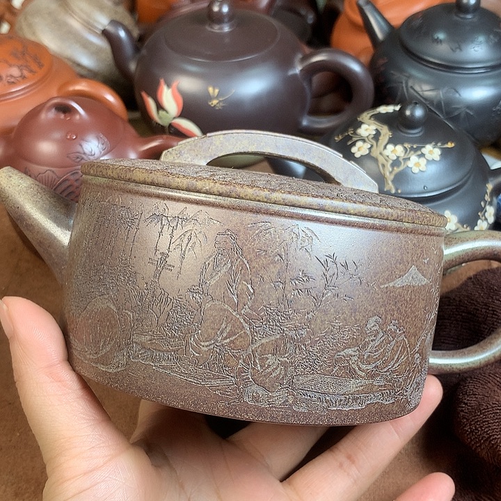 紫砂茶壶紫砂微瑕