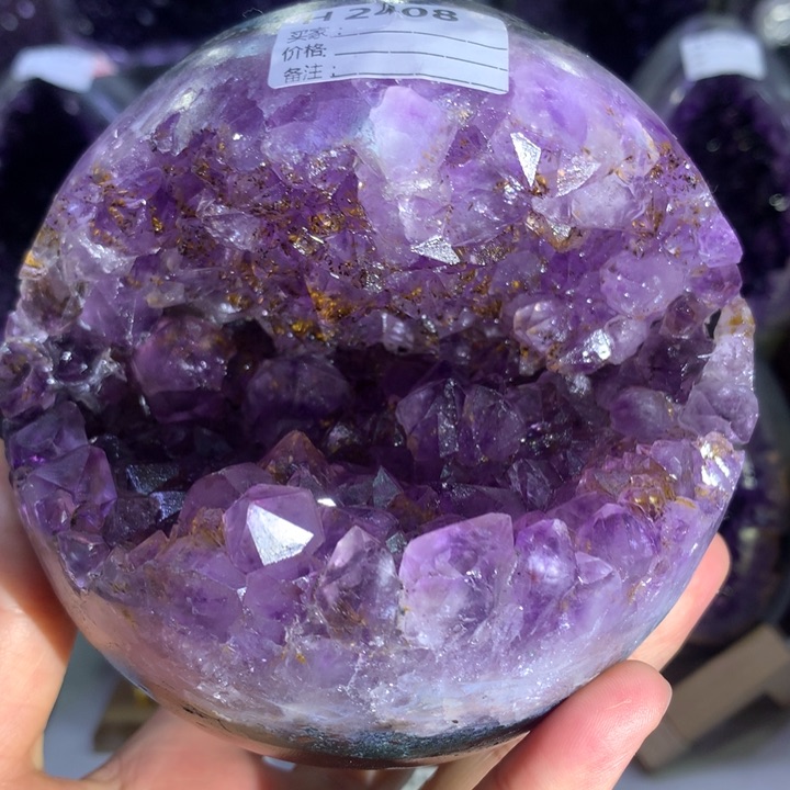 水晶紫水晶未镶嵌2408卡11.5