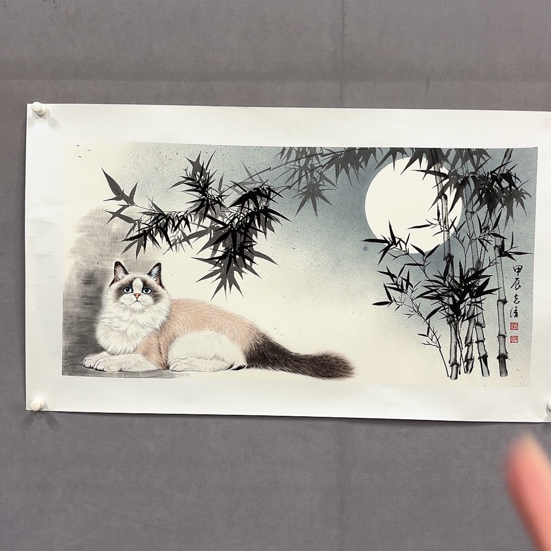 国画国画纯手绘作品请放心去藏