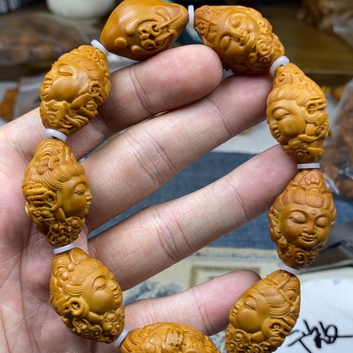 橄榄核手串/手链橄榄核雕工艺手串