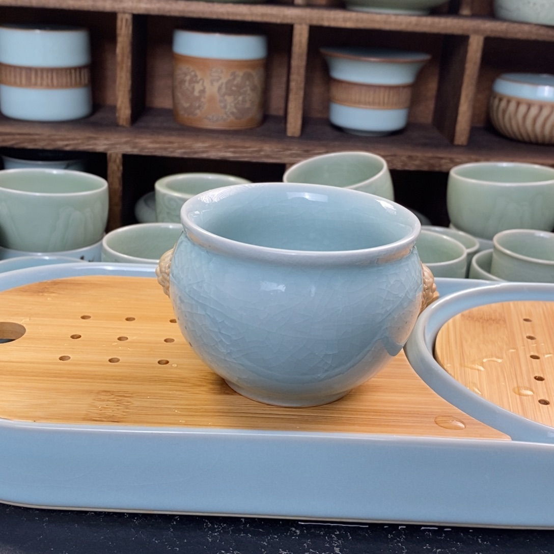 【闪购商品】冰片冰花虎头缸杯微微瑕。。。。。。