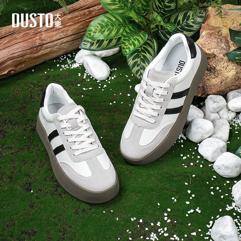 大东德训鞋2025新款平底男鞋舒适小白鞋百搭运动同款休闲板鞋1129