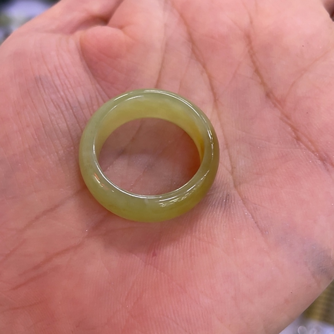 【闪购商品】和田玉戒指未镶嵌领*