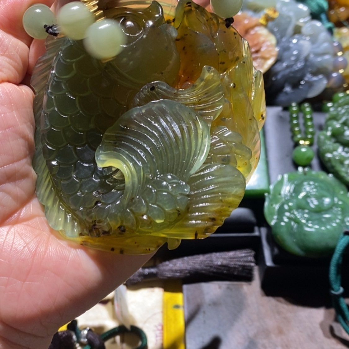 【闪购商品】岫玉毛衣链未镶嵌