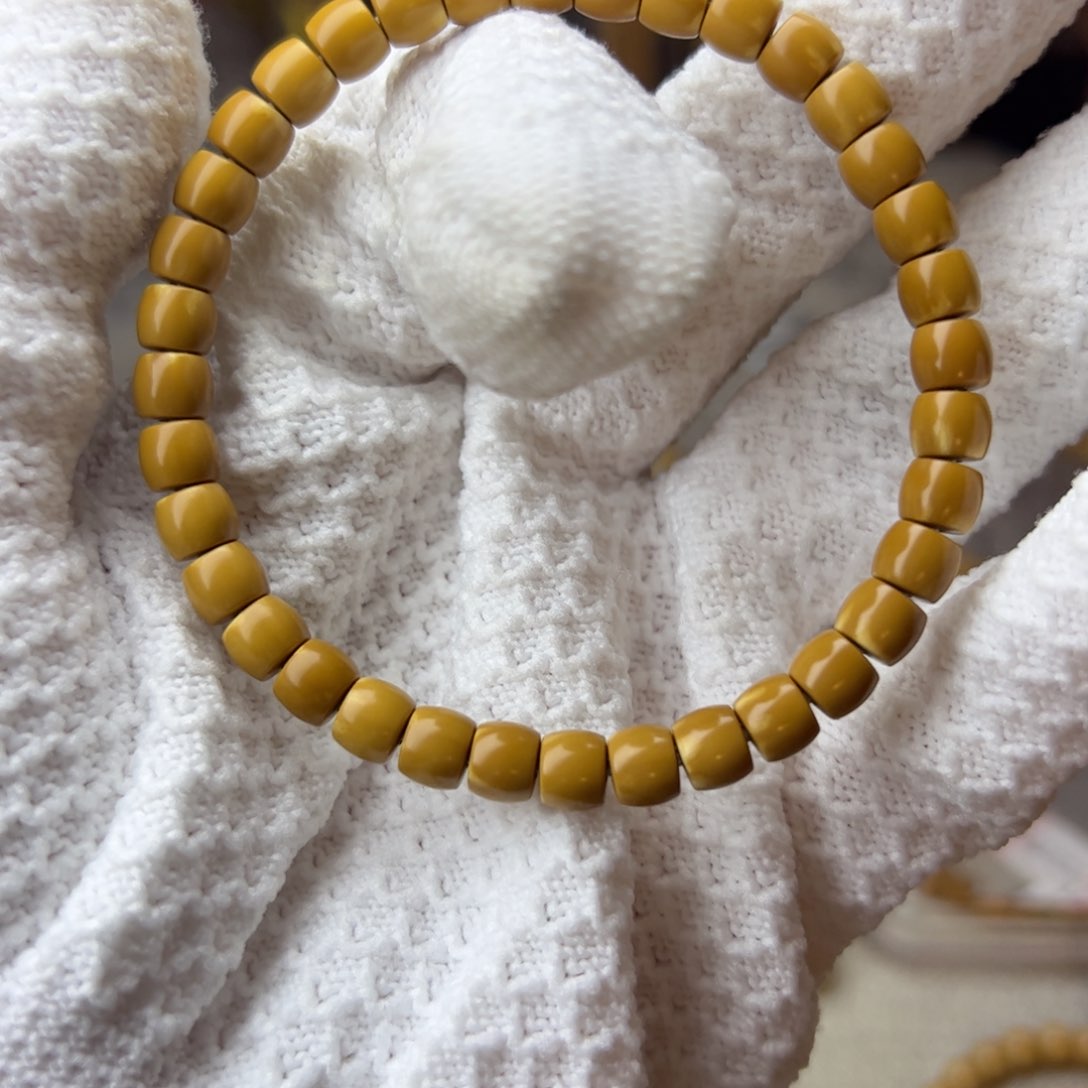 橄榄核手串舍*得6.2mm老挝直切