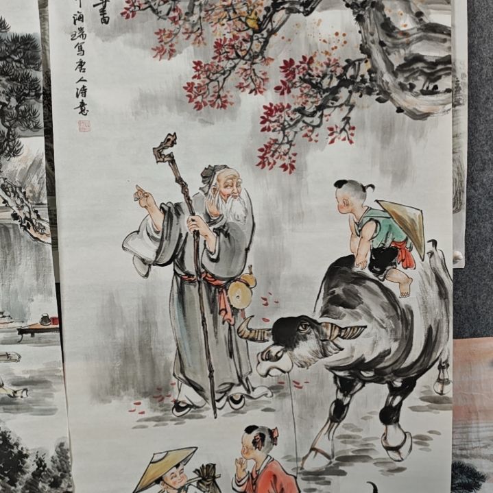 国画贾海瑞老师现场定制