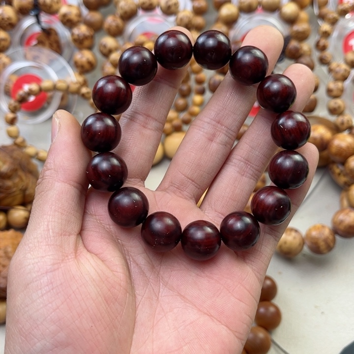 檀香紫檀（小叶紫檀）手串/手链1.5二标泥料