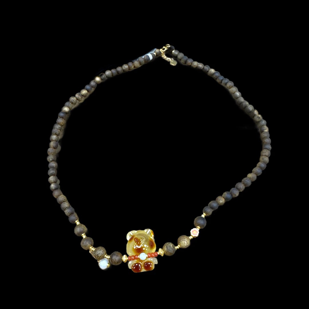 4983-蜜蜡项链孤品