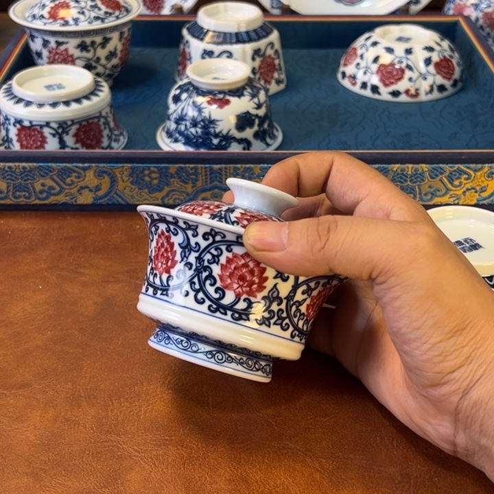 摆件景德镇茶器百宝箱