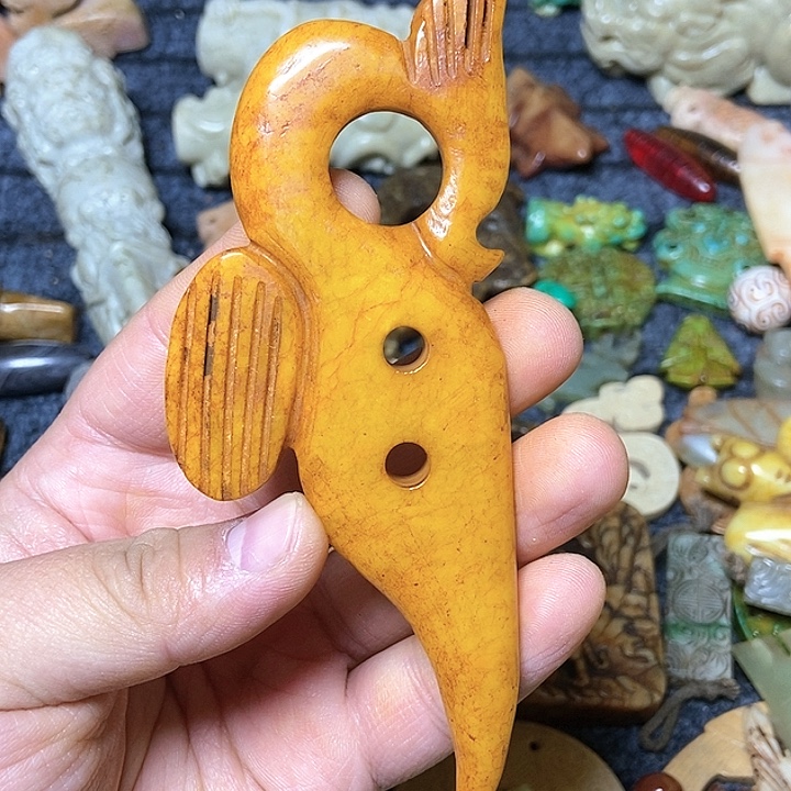 和田玉未镶嵌颈饰210