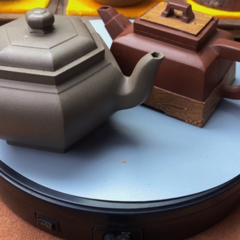 茶壶紫砂藏六方和抽盖混四方