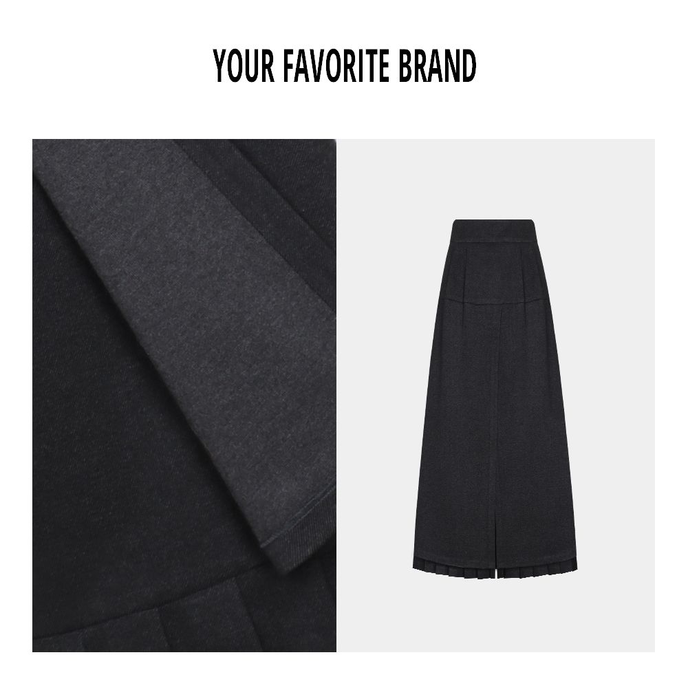 【片刻独白】新款上新时尚气质显瘦高级百搭洋气裙裤G25855708