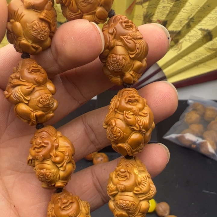橄榄核手串/手链长**年龙财微返油福利
