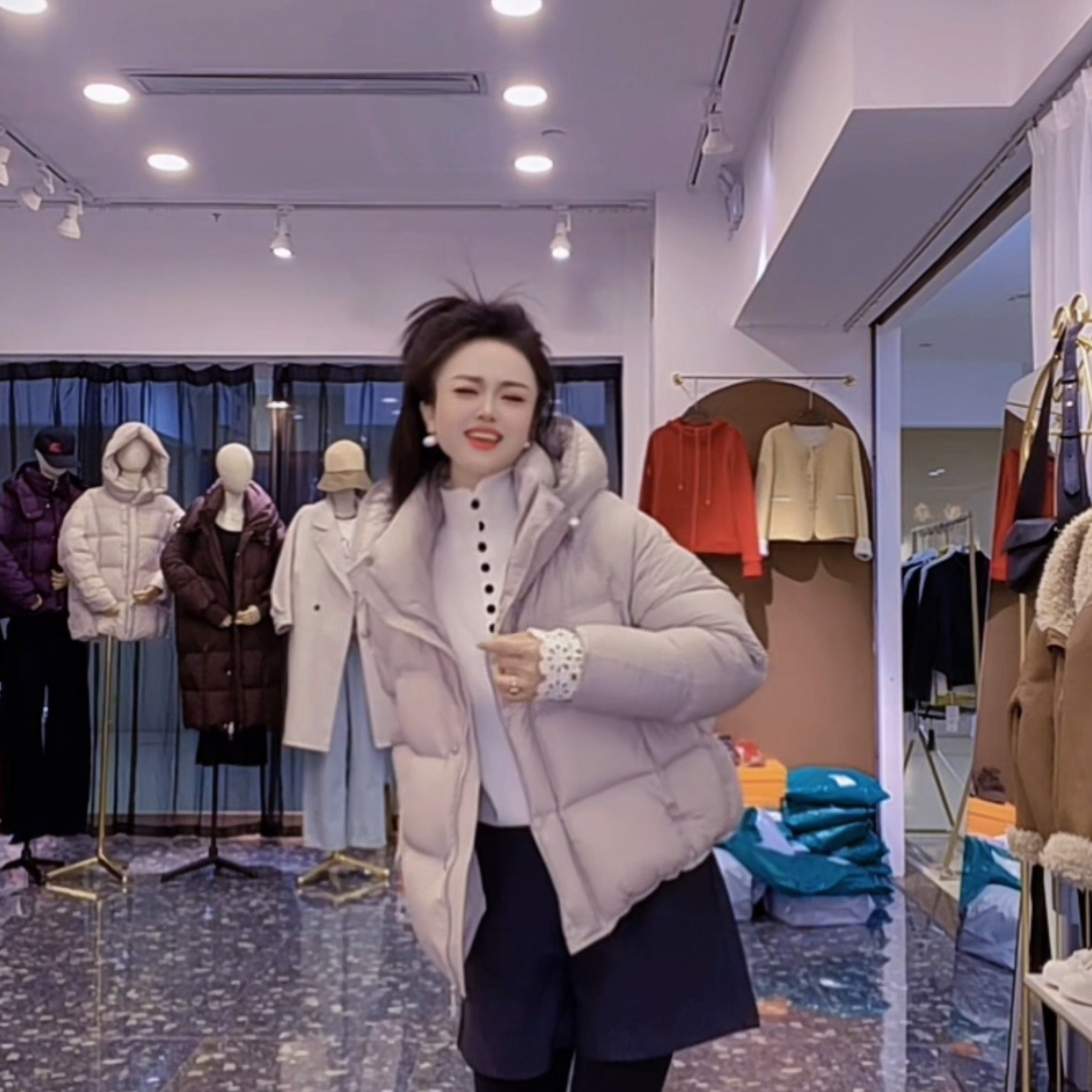 泡芙连帽加厚保暖冬季外套《自然风》