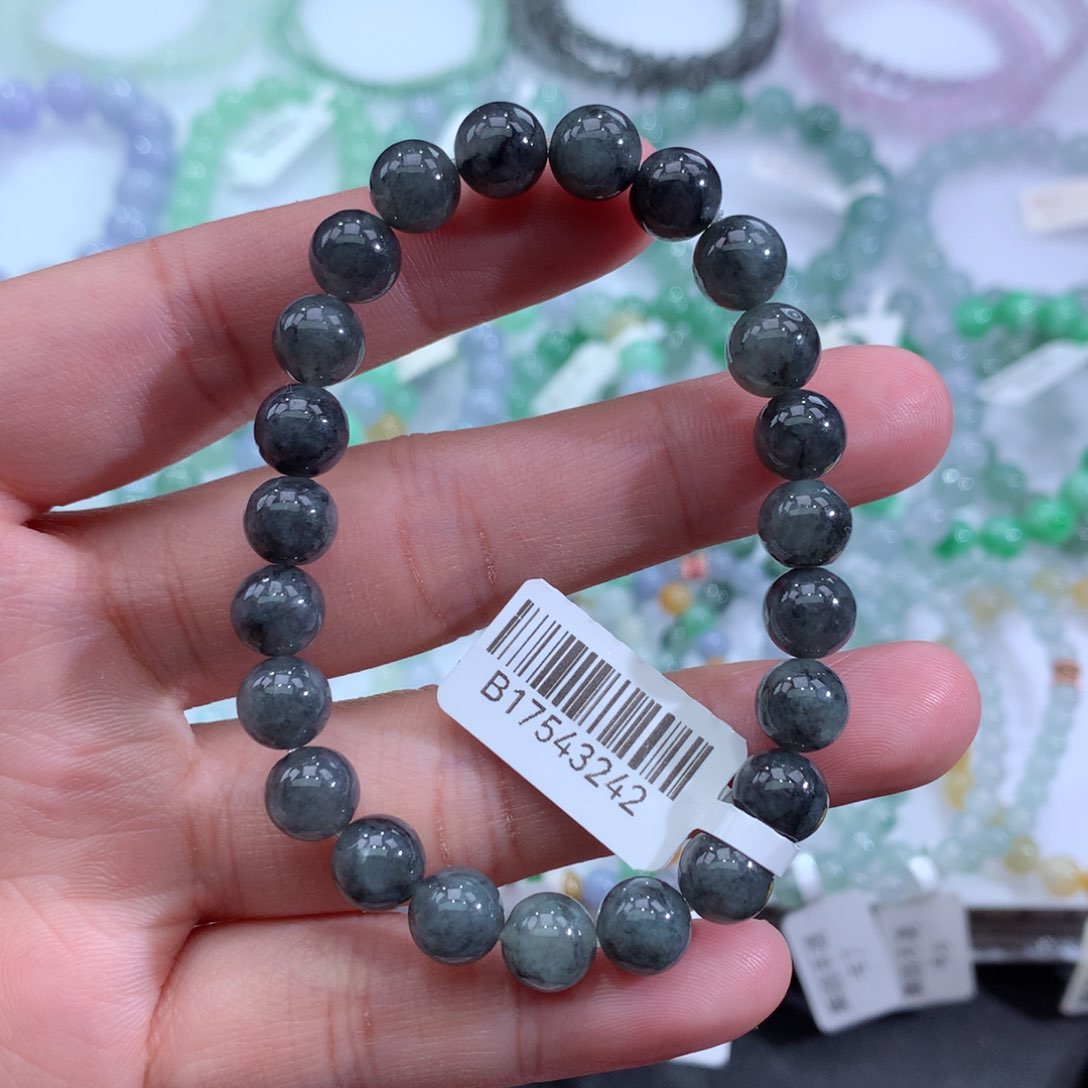 翡翠手链未镶嵌天然