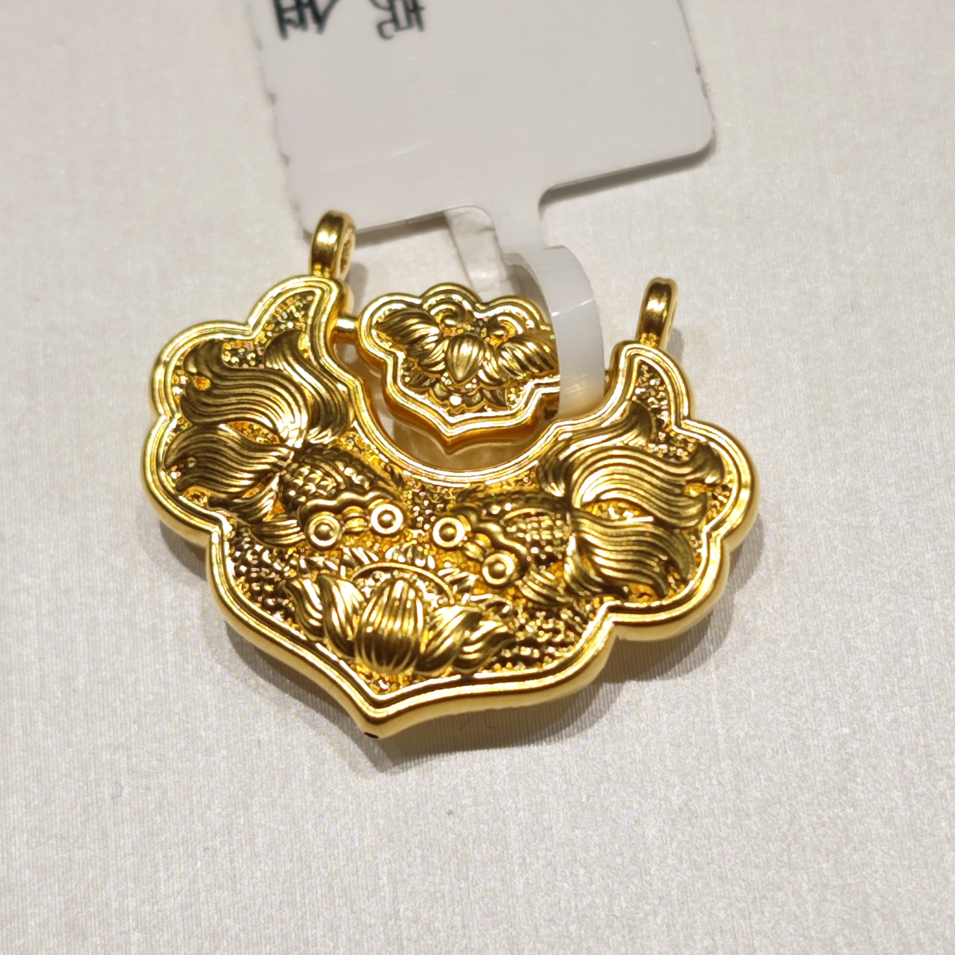 【木木专享】足金999饰品 锦鲤锁包 1.03 GP