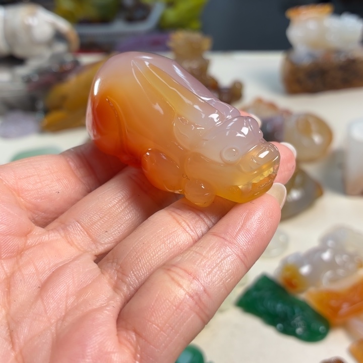 玛瑙/玉髓未镶嵌吊坠(不含链)